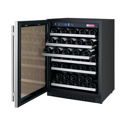 Allavino 24" Wide FlexCount II Tru-Vino 56 Bottle Single/Dual Zone Stainless Steel Wine Refrigerator